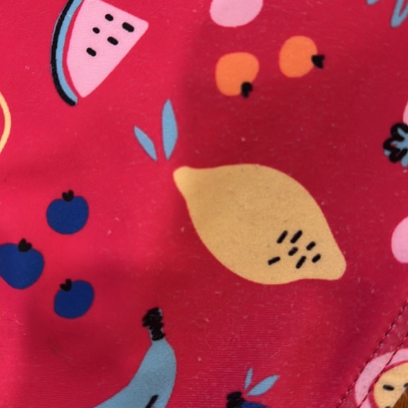 Andy & Evan Swim 2 Andy Evan Bathing Suits Size 5y One Pink W Fruit